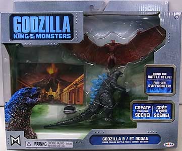 JAKKS PACIFIC GODZILLA: KING OF THE MONSTERS BATTLE PACK GODZILLA & RODAN